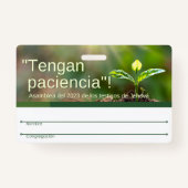 JWバッジ | 2023地域のConv英語スペインの & バッジ (裏面)