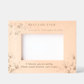 JWバプティスギフト – 新しい姉妹のための記念 レーザー彫刻フレーム (正面)