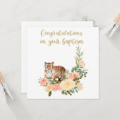 JWバプテスギフト – Tiger カード (正面/裏面インサイチュ)