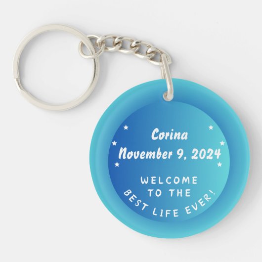 JWバプテスギフトKeepsake Keychain 最高の Life Ever! キーホルダー (正面)