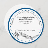 JWバプテスマのカードおめでとう シーズンカード (正面/裏面)