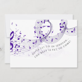 JWバプテスマのグリーティングカードおめでとう サンキューカード