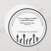 JWバプテスマのグリーティングカードおめでとう シーズンカード (正面/裏面)