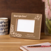 JWバプテスマの贈り物や姉妹の形見! レーザー彫刻フレーム (左)