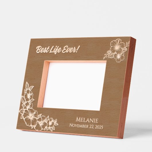 JWバプテスマの贈り物や姉妹の形見! レーザー彫刻フレーム (左)