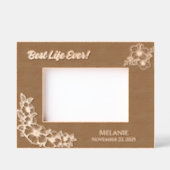 JWバプテスマの贈り物や姉妹の形見! レーザー彫刻フレーム (正面)