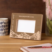 JWバプテスマパーソナライズされたの形見 レーザー彫刻フレーム (左)