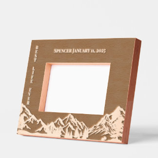 JWバプテスマパーソナライズされたの形見 レーザー彫刻フレーム