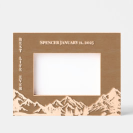 JWバプテスマパーソナライズされたの形見 レーザー彫刻フレーム