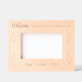 JWバプテスマ記念パーソナライズされた写真枠 レーザー彫刻フレーム (正面)