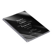 JWバプテパーソナライズされたィス記念ギフトノート ノートブック (右側)