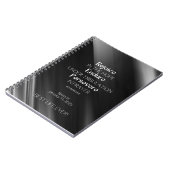 JWバプテパーソナライズされたィス記念ギフトノート ノートブック (左側)