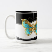 JWバプテパーソナライズされたスプティスキープサケギフトコーヒーマグ ツートーンマグカップ (左)