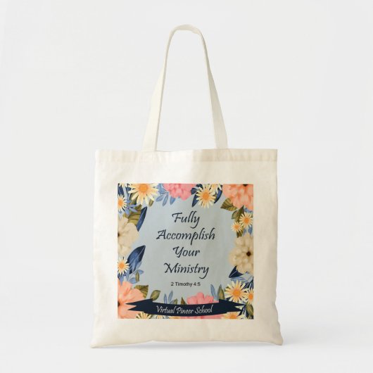 JWパイオニアへの贈り物:フルデット省 トートバッグ (正面)