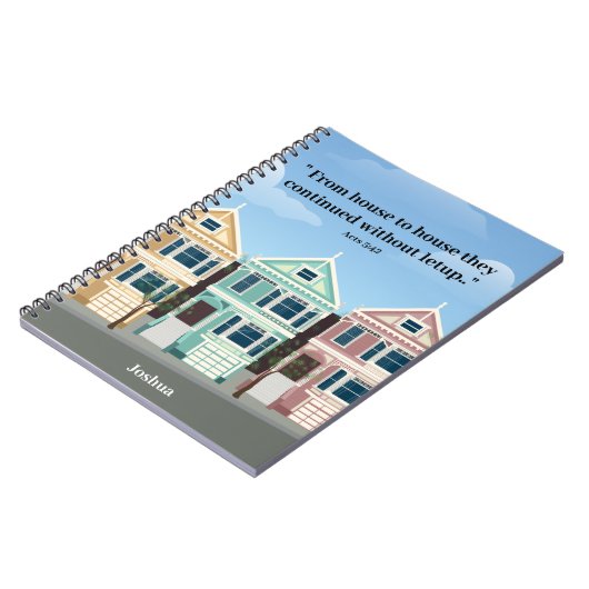 JWパイオニアギフト使徒5:パーソナライズされた42 ノートブック (左側)