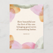 JWパイオニアギフト、イザヤ52:7 | JWはがき ポストカード (正面)