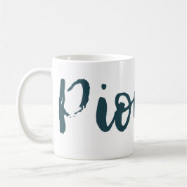 JWパイオニアブルーグリーンラップマのまわりにグ コーヒーマグカップ