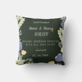 JWパーソナライズされたアニバーサリーギフト  クッション (正面)