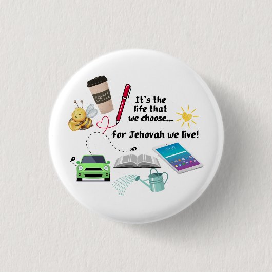 JWボタン – パイオニアのピン 缶バッジ (正面)