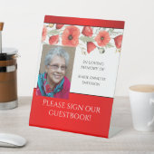 JWメモリアル葬儀ゲストブックサイン 台座サイン (インサイチュ)