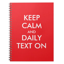 JW上保の穏やかで日々の文字 ノートブック