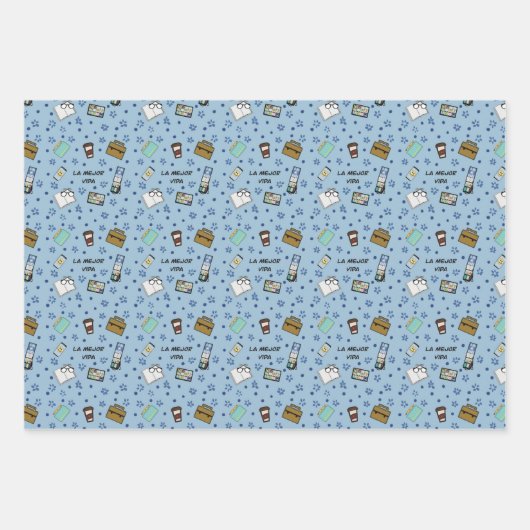 JW同胞体のギフトラッピング紙 スペインの ラッピングペーパーシート (正面)