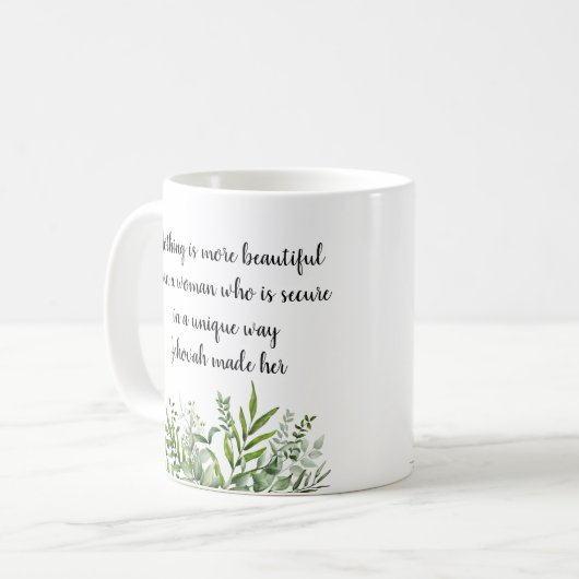 JW姉妹の長老の妻の引用文マグへの贈り物 コーヒーマグカップ (正面左)