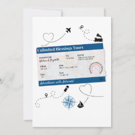 JW巡回監督と妻への感謝カード 招待状