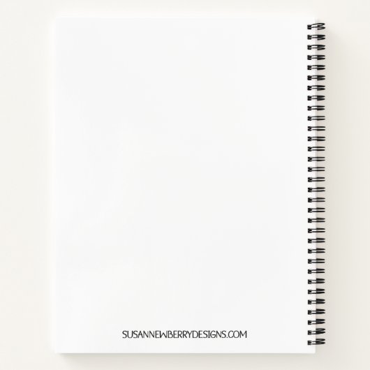 JW年文字スパイラルノートバラ ノートブック (裏面)