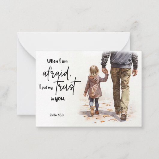 JW年文字2024グリーティングカード ノートカード (正面)