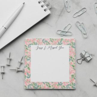 JW省の供給すいません私は恋しく思ピンクの花 ポストイット