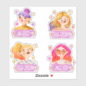 JW省供給勇気付けられるステッカーパック シール (シート)