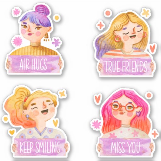 JW省供給勇気付けられるステッカーパック シール (正面)