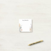 JW省補給申し訳ない恋しく思お花さん ポストイット (デスク上)