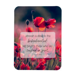 JW磁石の賛美歌34:18 マグネット