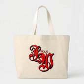 JW誇りを持ったエホバ証人 ラージトートバッグ (正面)