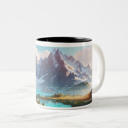 JW長老たちを羊飼いしていただき、ありがとうございます ツートーンマグカップ (正面右)