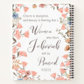 JW長老の妻への贈り物 ノートブック (裏面)