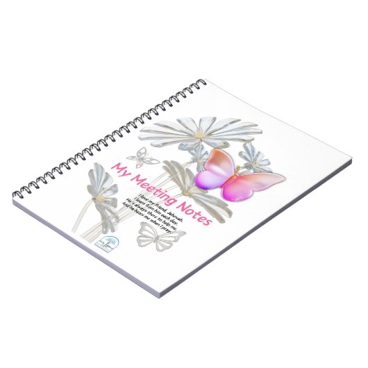 JW ヤングシスターのための私の会議ノート ノートブック (左側)