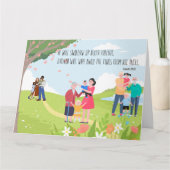 JW 哀悼 JW 弔慰 イザヤ 25:8 カード (正面)