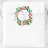 JW 2023年文字詩篇119:160ジャングル ラウンドシール (バッグ)