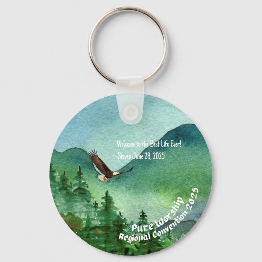 JW 2025コンベンションバプテスマ記念ギフト キーホルダー (正面)