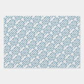 JW 2025年スペインの文字ギフトラップ紙 ラッピングペーパーシート (正面2)