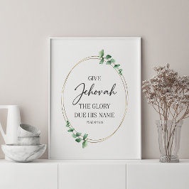 JW 2025年ユーカリ文字 ポスター