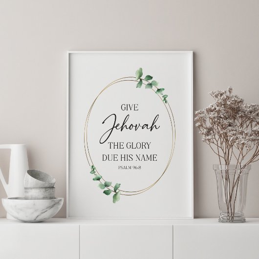 JW 2025年ユーカリ文字 ポスター