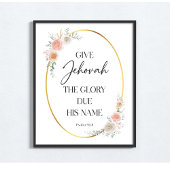 JW 2025年文字バラプリント ポスター