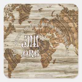 JW 2025年文字ビニールシール スクエアシール