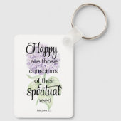 JW 2025 Year Text with Hydrangea Print キーホルダー (裏面)