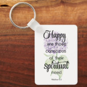 JW 2025 Year Text with Hydrangea Print キーホルダー (正面)