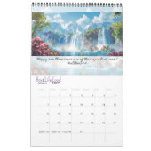 JW 2026 Calendar -Calming Waterfalls -Matthew 5:3 カレンダー (3月 2027)
